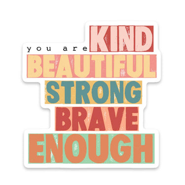You Are Kind Block Sticker